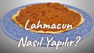 Evde Lahmacun Nasıl Yapılır [upl. by Adnwahsor]