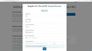 ARPA SLFRF Overbuild Prevention Contest Registration [upl. by Esinart702]