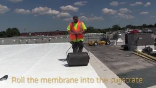 The Roofing Industrys First SelfAdhering PVC Membrane [upl. by Seugram118]