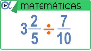 ➗ DIVISIÓN de una FRACCIÓN MIXTA entre una FRACCIÓN PROPIA 👉 con Diferente Denominador [upl. by Edwards]