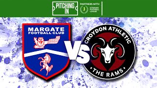 HIGHLIGHTS  LEAGUE 202425  Margate FC v AFC Croydon Athletic FC H  12th October 2024 [upl. by Serdna]