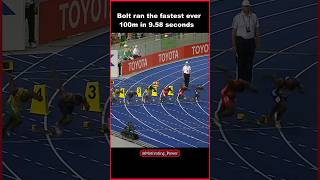 Usain Bolt 100m World Record  🔥 [upl. by Ellynn]