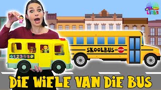 Die Wiele van die Bus  Afrikaanse Liedjie vir Kinders  Opvoedkundige Videos vir Kleuters [upl. by Selrac729]