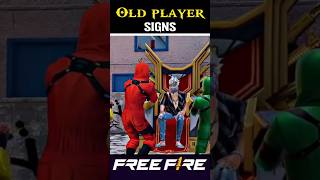 Top 3 Signs Of Old Player 😱❓👇  freefire tranding shorts [upl. by Dyan]