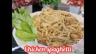 CHICKEN SPAGHETII BY SIZZLING SPOT  EASY FOOD  CHILD MEAL [upl. by Relly264]