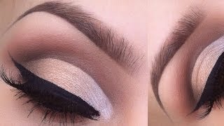 HOW TO Cut crease eyeshadow tutorial [upl. by Dachia]