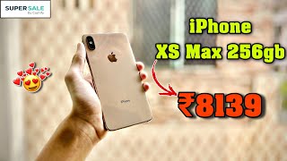 Unboxing Apple iPhone XS Max ₹8139 🤯🔥  Grade E  Cashify Supersale  Full Review [upl. by Anoed]