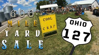 The Ultimate 127 Worlds Longest Yard Sale Journey Vintage treasure hunting down Main Street Ohio [upl. by Cord]