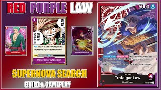 RP LAW  STRAW HEART KID PIRATES SEARCH DECK  BUILD amp GAMEPLAY  OP06  ONE PIECE [upl. by Anahpos950]