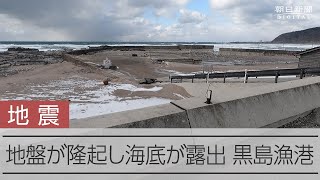 【能登半島地震】輪島市・黒島漁港 海底の隆起 [upl. by Ttelracs618]