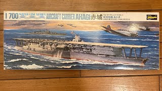 Japanese Aircraft Carrier Akagi日本帝国海軍：赤城 Hasegawa 1700 [upl. by Zeba]