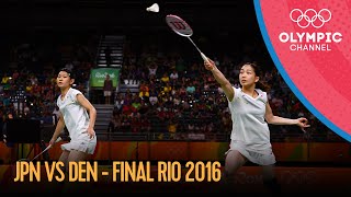 Womens Doubles Badminton Final 🇯🇵🆚🇩🇰  Rio 2016 Replays [upl. by Norean142]