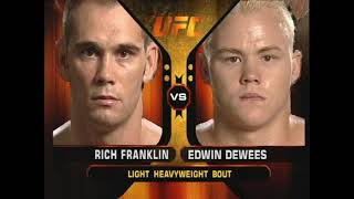 Rich Franklin vs Edwin Dewees UFC 44 Classic Fight [upl. by Eisiam]