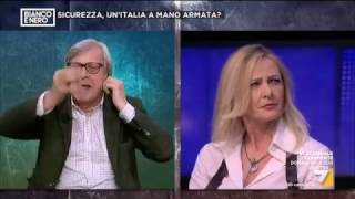 Sgarbi vs Costamagna su ristoratore di Lodi Ha fatto poco a ucciderne uno solo [upl. by Nuahsyar865]