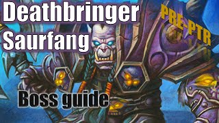 DEATHBRINGER SAURFANG BOSS GUIDE  ICECROWN CITADEL [upl. by Tnerual]