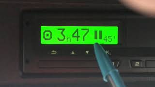 Vlog 22  How to use a tachograph machine basics [upl. by Nanji]