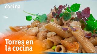 Macarrones con salsa de congrio  Torres en la Cocina  RTVE Cocina [upl. by Mikah]