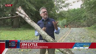 Evacuations in Rutherford County from Lake Lure flooding [upl. by Corney264]