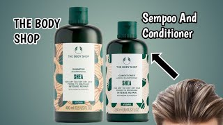 DRAY AND DAMAGE HAIR REPAIR  The body Shop SHEA Sempoo Conditioner [upl. by Oruam]