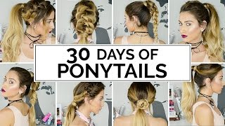 30 Days Of Ponytails [upl. by Ohce]