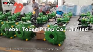 Tobee® 6x4 AH Slurry Pumps for Processing Solid and Slurry on Quarries [upl. by Birkett532]