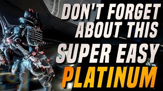 Dont Forget About this Effortless Platinum Farming Method  Warframe 2024 [upl. by Anirdna]