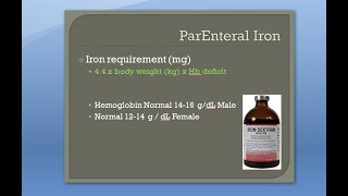 Pharmacology 638 b ParEnteral Iron Therapy Indication Preparation Jectofer formula injection Z track [upl. by Pollitt282]