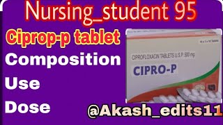 Cipropp tablet  Ciprofloxacin tablet  Cipropp tablet ka उपयोग  trading video doctordoctor [upl. by Bihas]