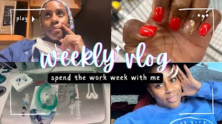 Weekly VLOG Loc retwist Last week of work Packing for Miami Trip [upl. by Australia]