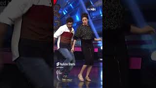 shorts  Sekhar Master amp Sadha dance to all time hit song quotGuvva Gorinkaquot dhee danceshow [upl. by Grochow]