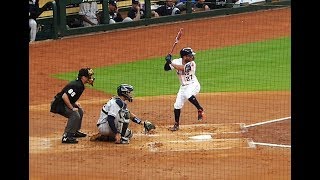 Jose Altuve at bat home runAstros vs Yankees4819 [upl. by Wiese]