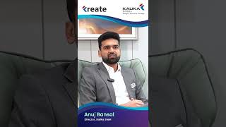 Anuj Bansals thoughts regarding Kreate  Kalika Steel [upl. by Anived]