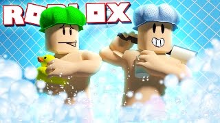 AWKWARD SHOWER SIMULATOR IN ROBLOX [upl. by Magdala294]