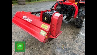 WINTON AGLM130 FLAIL MOWER SOLD BY wwwcatlowdycarraigescom [upl. by Favata]