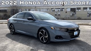 Here’s why the 2022 Honda Accord Sport 15T is the Class Leading Midsize Sedan InDepth Review [upl. by Lucille]