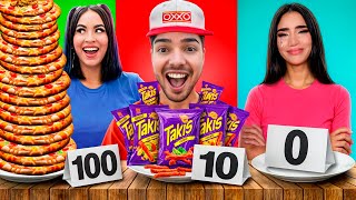 1000 CAPAS DE OXXO vs 1000 YOUTUBERS [upl. by Matty]