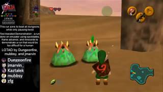 Ocarina of Time All dungeons in 2 pauses commentated [upl. by Kirstin395]