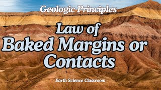 Geologic Principles Law of Baked Margins Or Contacts [upl. by Cade]