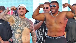 Andy Ruiz Jr vs Jarrell Miller • Full Weigh In amp Face Off Video [upl. by Ramon941]