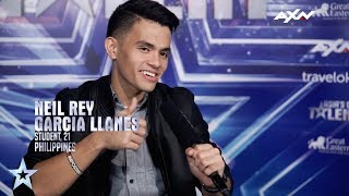 Neil Rey Garcia Llanes Drops a Beat  Asia’s Got Talent 2017 [upl. by Moriah]