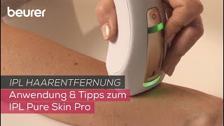 Quickstart Video zum IPL PureSkin Pro von Beurer [upl. by Assed]