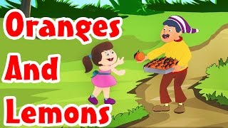 Oranges And Lemons  Nursery English Rhyme [upl. by Marcile]