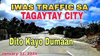 TRAFFIC SOLVED in Tagaytay City Through TagaytayAlfonso Bypass Road Full details [upl. by Einnaej]