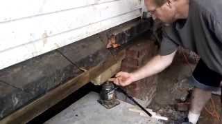 Leveling a House fix sinking Foundation Jacking Level Repair How to youtube video dummies [upl. by Koziarz721]