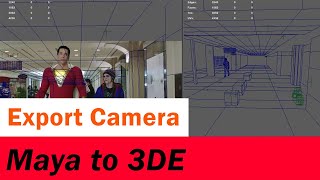 How to use Maya Camera in 3dEqualizer  Export Camera to 3DE [upl. by Henricks]