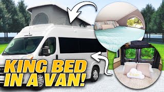 AMAZING KING BED Seat 5 Sleep 5 2022 Zion Slumber by Roadtrek Camper Van [upl. by Bello699]