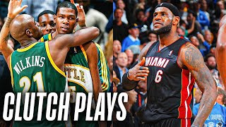 Great Clutch Plays In NBA History 🔥 [upl. by Aicilram281]