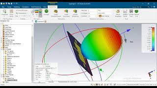 Reconfigurable Beam Steering Antenna Array using Phase Shifter Technique in hfss [upl. by Isac]