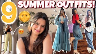 9 Outfits I’m Loving This Summer💕High Waist JeansOversized TShirtsTrendy Shrug  Rupal Yadav [upl. by Copp]