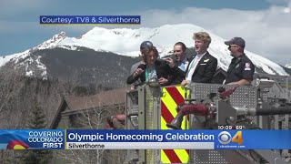 Colorado Olympians Given Hometown Heroes Celebration [upl. by Dudden]